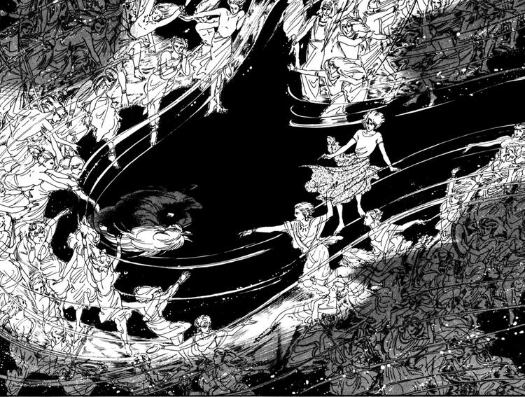 Page from Hagio Moto's Gin no Sankaku